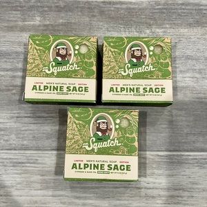 3X Dr. Squatch: Alpine Sage, Christmas, Limited‎ Edition, New In Box